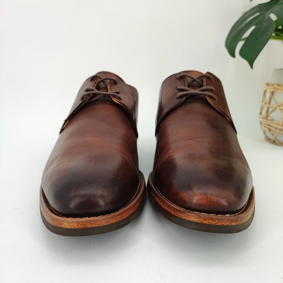 Aldo Men\'s Brown Leather Formal Lace Up Oxford Shoes Size 11 main image 7
